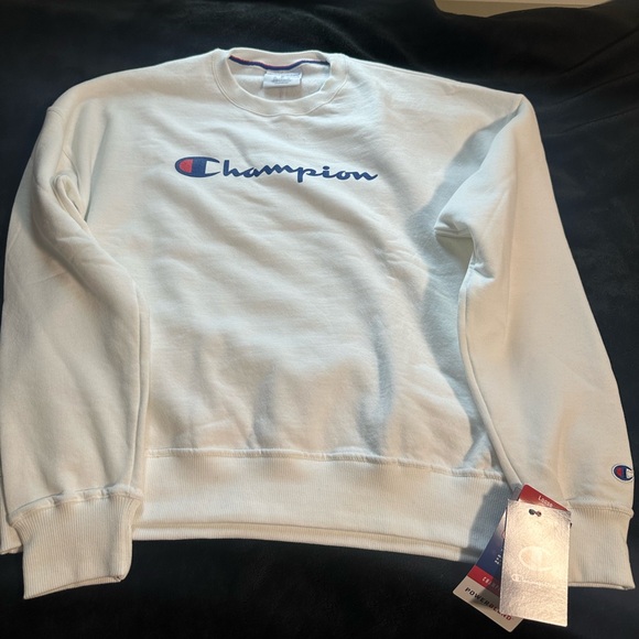 White Champion Crewneck - Picture 1 of 2